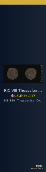 RIC VIII Thessalonica 117 — CANOA