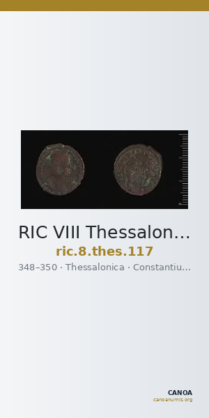 RIC VIII Thessalonica 117 — CANOA