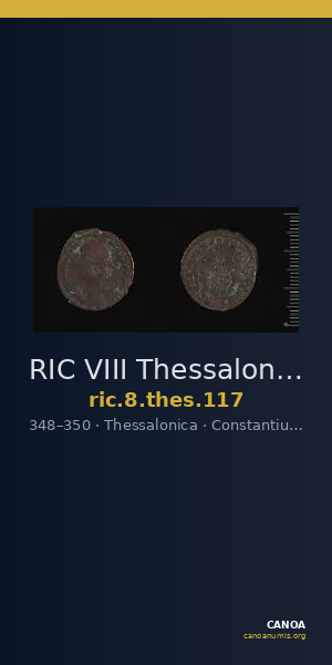 RIC VIII Thessalonica 117 — CANOA