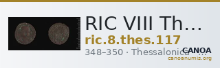 RIC VIII Thessalonica 117 — CANOA