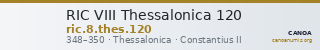 RIC VIII Thessalonica 120 — CANOA