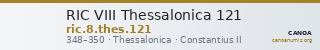 RIC VIII Thessalonica 121 — CANOA