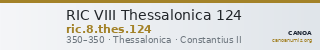 RIC VIII Thessalonica 124 — CANOA