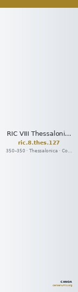 RIC VIII Thessalonica 127 — CANOA