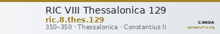 RIC VIII Thessalonica 129 — CANOA