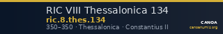 RIC VIII Thessalonica 134 — CANOA