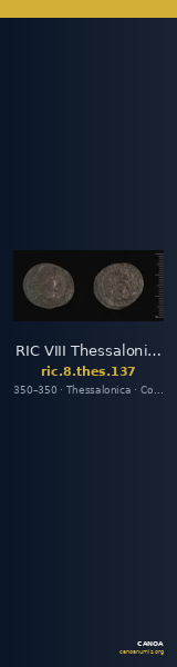 RIC VIII Thessalonica 137 — CANOA