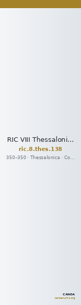 RIC VIII Thessalonica 138 — CANOA