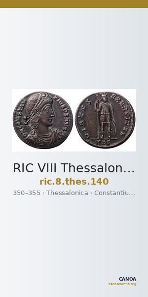 RIC VIII Thessalonica 140 — CANOA
