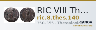 RIC VIII Thessalonica 140 — CANOA