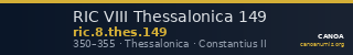 RIC VIII Thessalonica 149 — CANOA