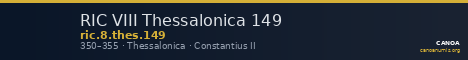 RIC VIII Thessalonica 149 — CANOA