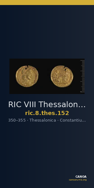 RIC VIII Thessalonica 152 — CANOA