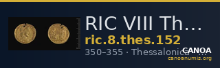 RIC VIII Thessalonica 152 — CANOA