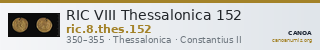 RIC VIII Thessalonica 152 — CANOA