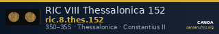 RIC VIII Thessalonica 152 — CANOA