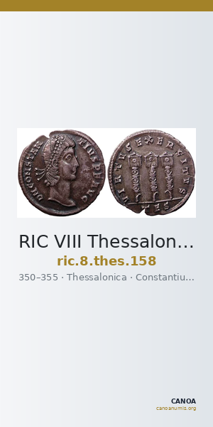 RIC VIII Thessalonica 158 — CANOA