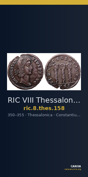 RIC VIII Thessalonica 158 — CANOA