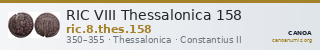 RIC VIII Thessalonica 158 — CANOA
