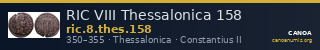 RIC VIII Thessalonica 158 — CANOA
