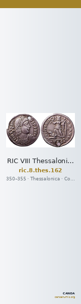 RIC VIII Thessalonica 162 — CANOA