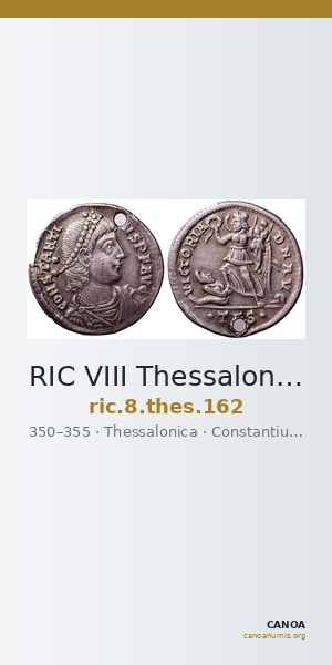 RIC VIII Thessalonica 162 — CANOA