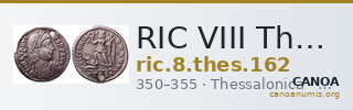 RIC VIII Thessalonica 162 — CANOA