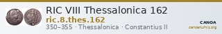 RIC VIII Thessalonica 162 — CANOA