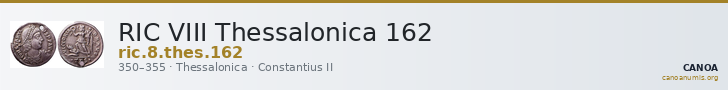 RIC VIII Thessalonica 162 — CANOA