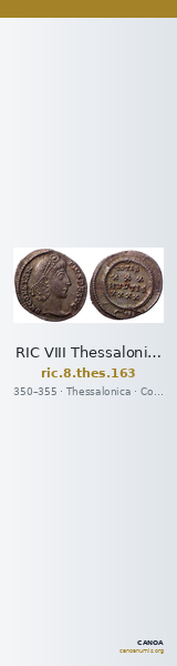 RIC VIII Thessalonica 163 — CANOA