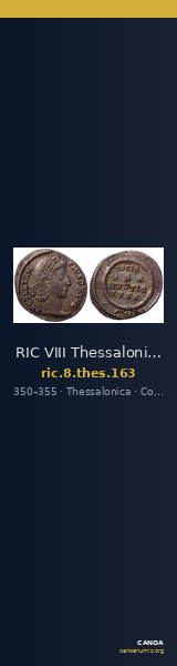 RIC VIII Thessalonica 163 — CANOA