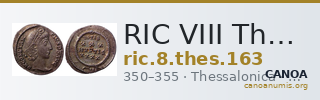 RIC VIII Thessalonica 163 — CANOA