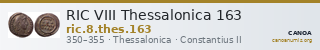 RIC VIII Thessalonica 163 — CANOA