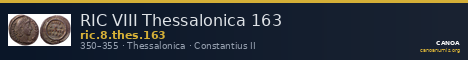 RIC VIII Thessalonica 163 — CANOA
