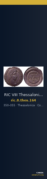 RIC VIII Thessalonica 164 — CANOA
