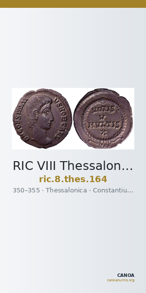 RIC VIII Thessalonica 164 — CANOA