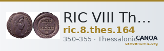 RIC VIII Thessalonica 164 — CANOA