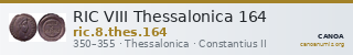 RIC VIII Thessalonica 164 — CANOA