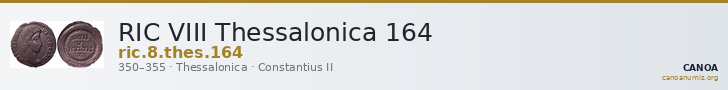 RIC VIII Thessalonica 164 — CANOA