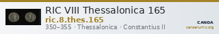 RIC VIII Thessalonica 165 — CANOA