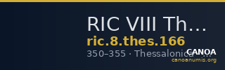 RIC VIII Thessalonica 166 — CANOA