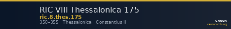 RIC VIII Thessalonica 175 — CANOA