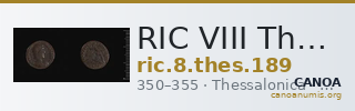 RIC VIII Thessalonica 189 — CANOA