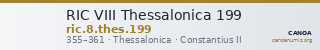 RIC VIII Thessalonica 199 — CANOA