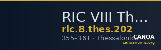 RIC VIII Thessalonica 202 — CANOA