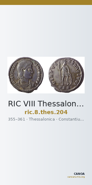 RIC VIII Thessalonica 204 — CANOA