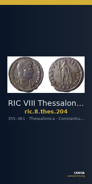 RIC VIII Thessalonica 204 — CANOA