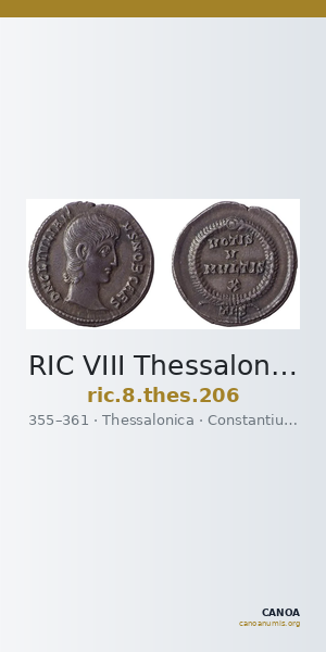 RIC VIII Thessalonica 206 — CANOA