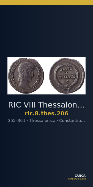 RIC VIII Thessalonica 206 — CANOA