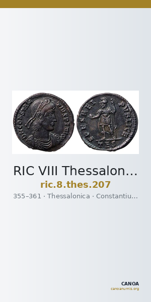 RIC VIII Thessalonica 207 — CANOA